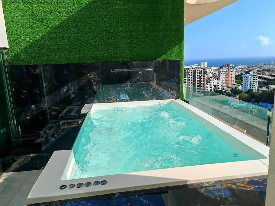 Luxury Penthouse Con Jacuzzi Privado, Gym, Pool Apartment Santo Domingo Dominican Republic