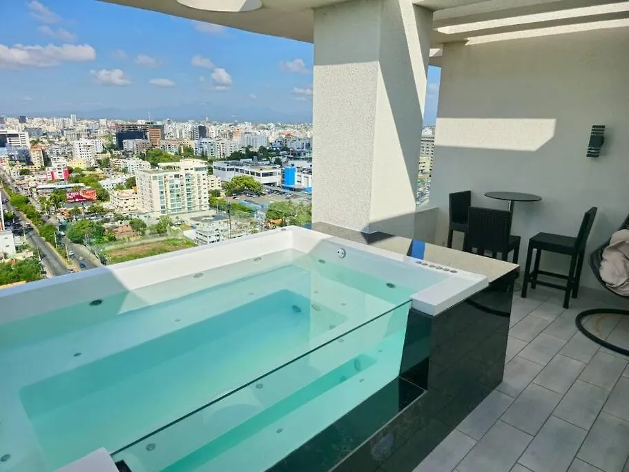 Luxury Penthouse Con Jacuzzi Privado, Gym, Pool Apartment Santo Domingo